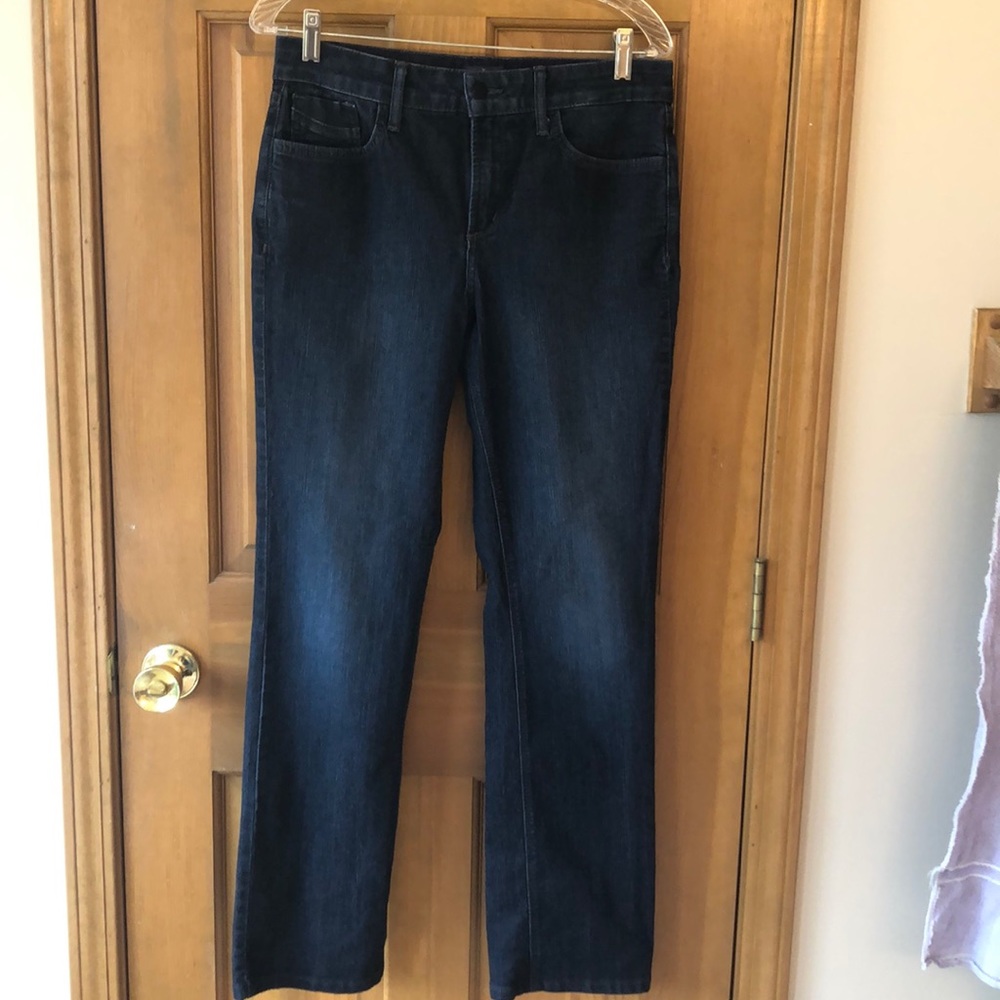 NYDJ straight leg jeans, 8